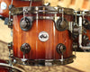 DW Collector's Series Natural to Rich Red Burst Over Macore Drum Set - SO#1138503