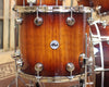 DW Collector's Maple Amber to Tobacco Burst Over Macore Drum Set w/ Nickel Hardware - SO#1138505