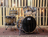 DW Collector's Black Burst Over Monkey Pod Drum Set - 22,10,12,16 - SO#1164479