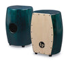 LP Percussion: Stave Green Quinto Cajon with Natural Face Plate - M1405GN