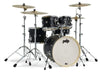 PDP Spectrum Maple/Poplar Ebony Drum Set - 20, 10, 12, 14, 5.5x14 - PDST2015BK