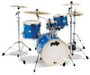 PDP New Yorker Poplar Sapphire Blue Drum Set - 18, 10, 13, 13 - PDNY1804SS