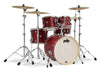 PDP Spectrum Maple/Poplar Cherry Drum Set - 20, 10, 12, 14, 5.5x14 - PDST2015RD