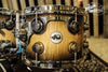 DW Collector's Maple/ Spruce Candy Black Burst Over Curly Maple With Nickel Hardware