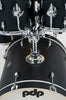 PDP Spectrum Maple/Poplar Ebony Drum Set - 20, 10, 12, 14, 5.5x14 - PDST2015BK