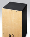 LP Percussion: Black Box Wire Cajon with Natural Faceplate - LP1428NYN