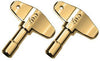 DWSM801-2 - (2) Standard DW drum keys plated in Gold