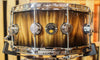 DW Collector's Black Burst Over Monkey Pod Drum Set - 22,10,12,16 - SO#1164479