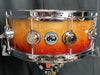 DW Collector's Rich Red Fade Over Mapa Burl 5.5x14 Snare Drum - SO#1157744