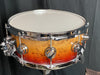 DW Collector's Rich Red Fade Over Mapa Burl 5.5x14 Snare Drum - SO#1157744