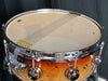 DW Collector's Rich Red Fade Over Mapa Burl 5.5x14 Snare Drum - SO#1157744