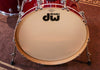 DW Collector's Ruby Glass Drum Set - 16x22,9x12,18x18 - SO#881464