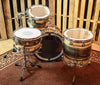 DW Exotic Performance Black Poplar Drum Set - 22,13,16,8x14 - SO#1157516