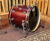 DW Collector's Oxblood Satin Oil Drum Set - 22,10,12,16 - SO#1204245