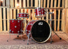 DW Collector's Ruby Glass Drum Set - 22,12,16,5x14 - SO#1184684