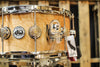 DW Collector's Natural Lacquer Over Quilted Maple 6.5x14 Snare - SO# 1119658