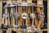 DW Collector's Natural Lacquer Over Royal Ebony 6.5x14 Snare Drum - SO# 1119629