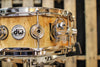 DW Collector's Natural Lacquer Over Kurilian 5x14 Snare Drum - SO# 1119644