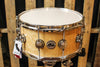 DW Collector's Natural Lacquer Over White Ash Pomele 6.5x14 Snare - SO# 1119651