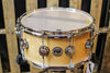 DW Collector's Natural Lacquer Over White Ash Pomele 6.5x14 Snare - SO# 1119651