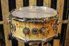 DW Collector's Natural Lacquer Over Mapa Burl 6x14 Snare Drum - SO# 1119662