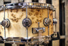 DW Collector's Natural Lacquer Over Mapa Burl 6.5x14 Snare Drum - SO# 1119652