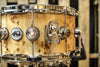 DW Collector's Natural Lacquer Over Mapa Burl 6.5x14 Snare Drum - SO# 1119652