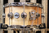 DW Collector's Natural Lacquer Over Heartwood Curly 7x14 Snare - SO# 1119622