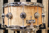 DW Collector's Natural Lacquer Over Heartwood Curly 7x14 Snare - SO# 1119622