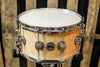 DW Collector's Natural Lacquer Over Birdseye Maple 7x14 Snare - SO# 1119648