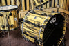 DW Collector's Maple Natural Lacquer Over Ivory Ebony Drum Set - 22, 10, 12, 14, 16 - SO# 1113340