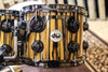 DW Collector's Maple Natural Lacquer Over Ivory Ebony Drum Set - 22, 10, 12, 14, 16 - SO# 1113340