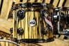 DW Collector's Maple Natural Lacquer Over Ivory Ebony Drum Set - 22, 10, 12, 14, 16 - SO# 1113340