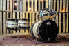 DW 45th Anniversary Sycamore/Spruce Natural To Candy Black Burst Drum Set - 22,10,12,14,16