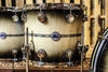 DW 45th Anniversary Sycamore/Spruce Natural To Candy Black Burst Drum Set - 22,10,12,14,16