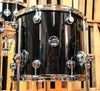 DW Performance Maple Gloss Black Drum Set - 22,8,10,12,14,16,6.5x14