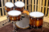 DW Collector's Series Toasted Almond To Natural Burst Over Pure Almond with Nickel Hardware