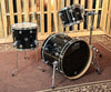 DW Performance Maple Gloss Black Drum Set - 20,12,14