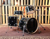 DW Performance Maple Gloss Black Drum Set - 20,12,14,5.5x14