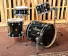 DW Performance Maple Gloss Black Drum Set - 20,12,14,5.5x14