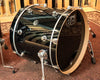 DW Performance Maple Gloss Black Drum Set - 20,12,14,5.5x14