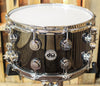 DW Collector's Black Nickel Over Brass 8x14 Snare Drum - DRVB0814SVC