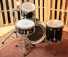 DW Performance Maple Gloss Black Drum Set - 20,12,14,5.5x14