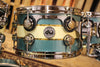 DW Collector's Exotic Green Turquiose Metallic Outer To Penguin Cream Center with Variegated Gold Blue Leaf Pinstripe Rally SO# 1105176