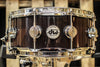 DW Collector's Natural Lacquer Over Escher Tesselation 5x14 Snare - SO#1119646