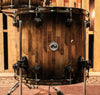 DW Collector's Candy Black Burst Over Olive Ash Metal Pinstripe Kit - SO#1183531