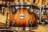 DW Collector's Natural To Deep Red Burst Over Moabi Drum Set - SO#1136772