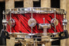 DW Collector's Maple Twisted Red Lava 5x14 Snare Drum - SO# 1131903