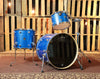 DW Performance Maple Blue Sparkle Drum Set - 22,13,16