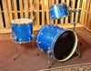 DW Performance Maple Blue Sparkle Drum Set - 22,13,16